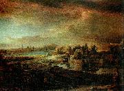Rembrandt, landskap med diligens